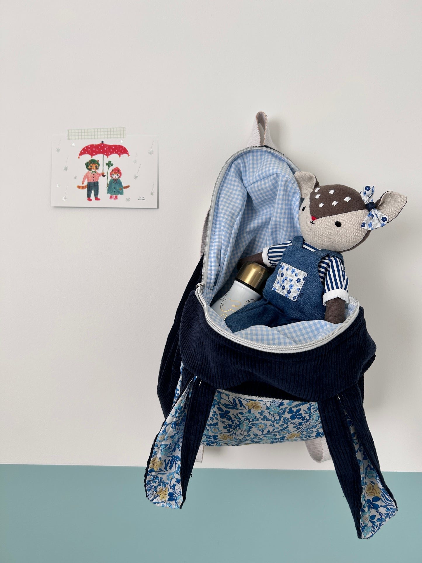 Sac à dos enfant lapin personnalisé