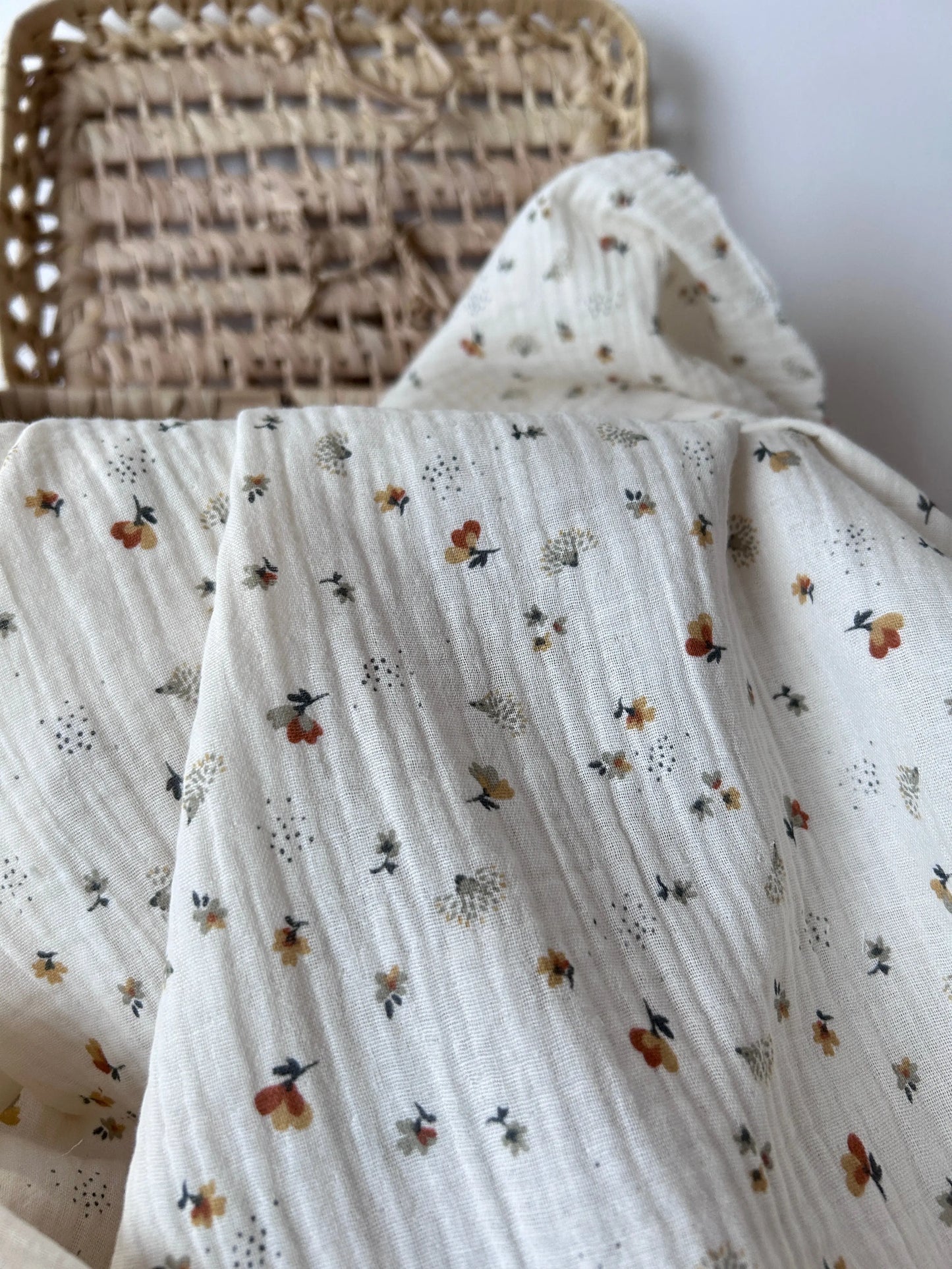 Tissu Double Gaze de coton Nelsi Emilia Fabrics