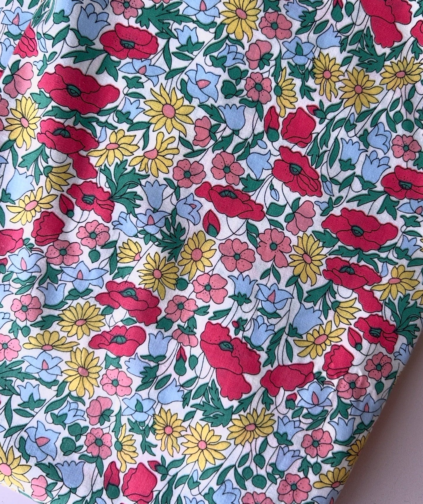 Sac à dos maternelle personnalisé en velours et Liberty – Fait main en France Emilia Maison créative