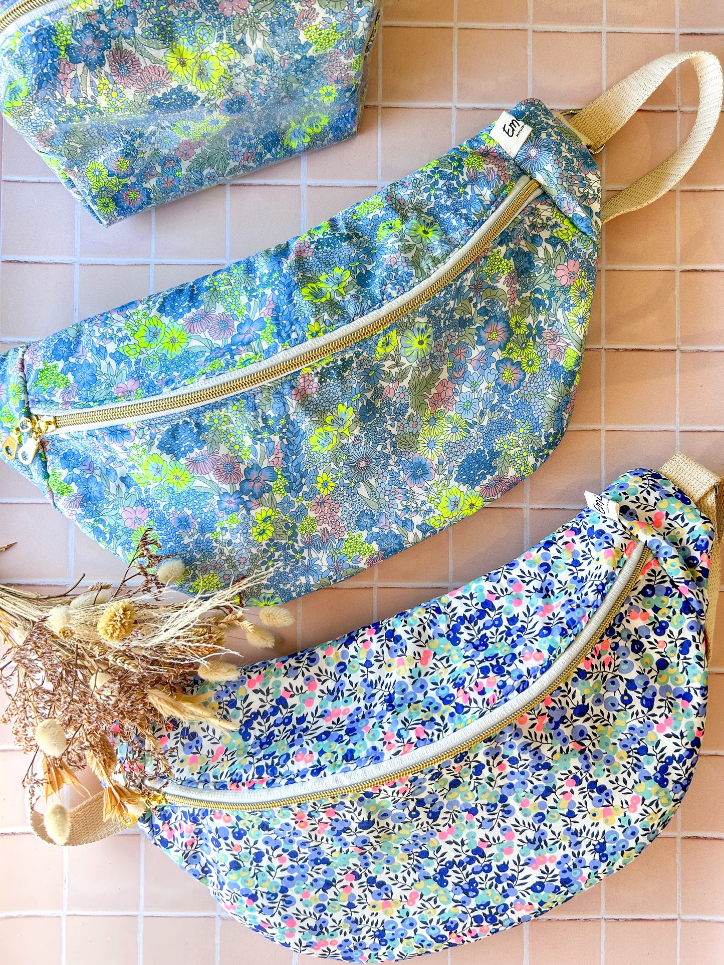 Sac banane tissu Liberty