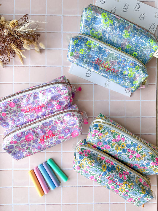 Trousse école Liberty/fleuri