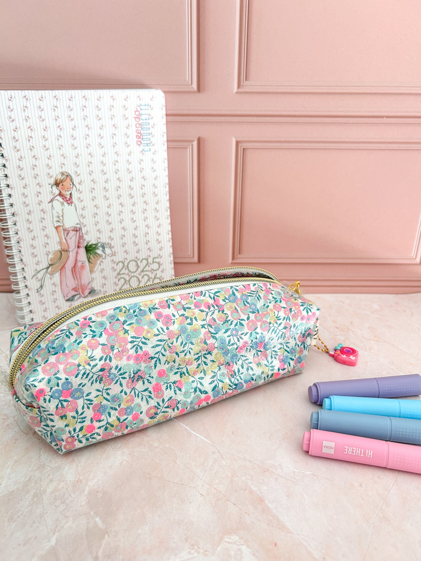 Trousse école Liberty/fleuri