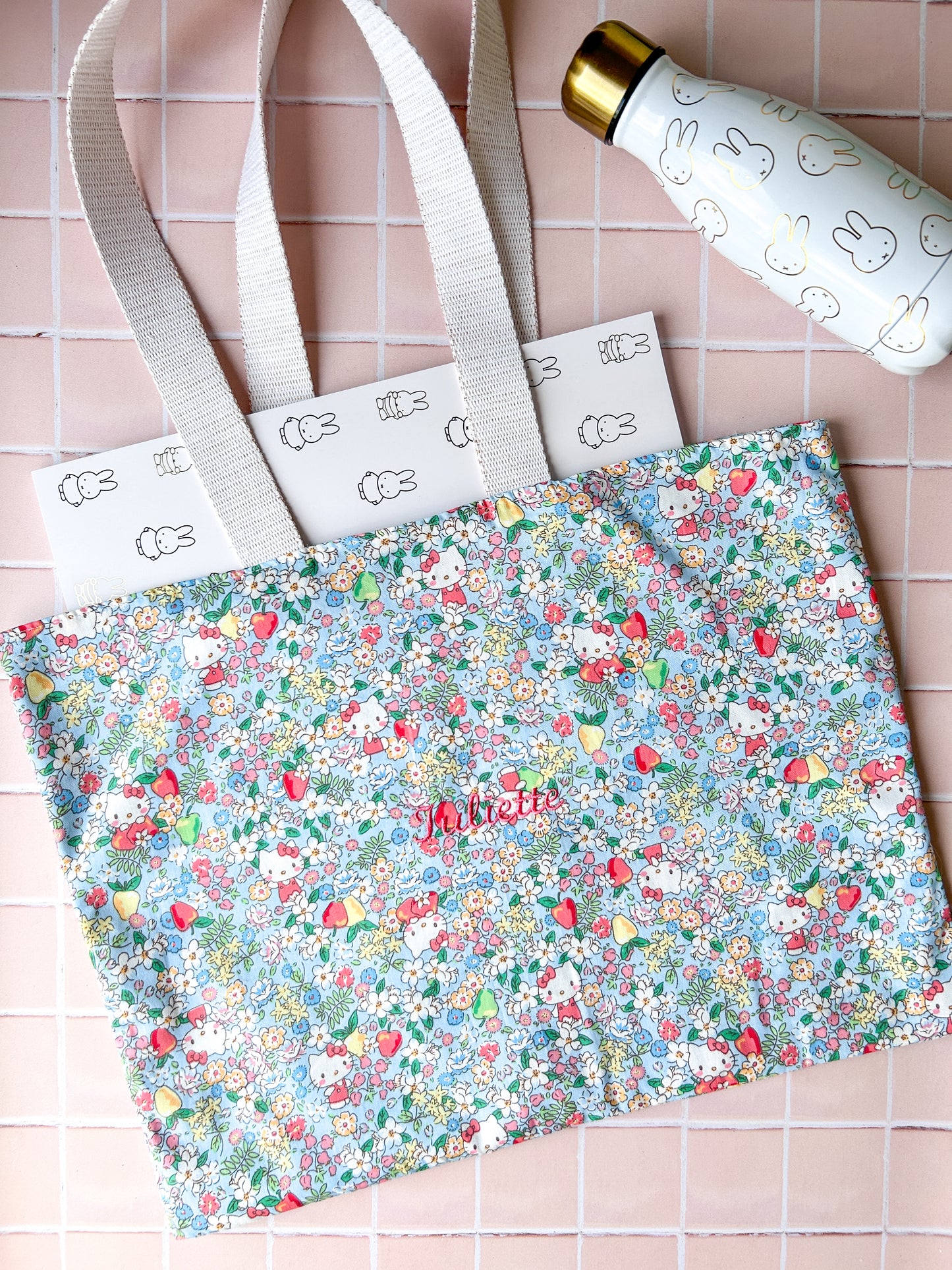 Tote bag Liberty/fleuri