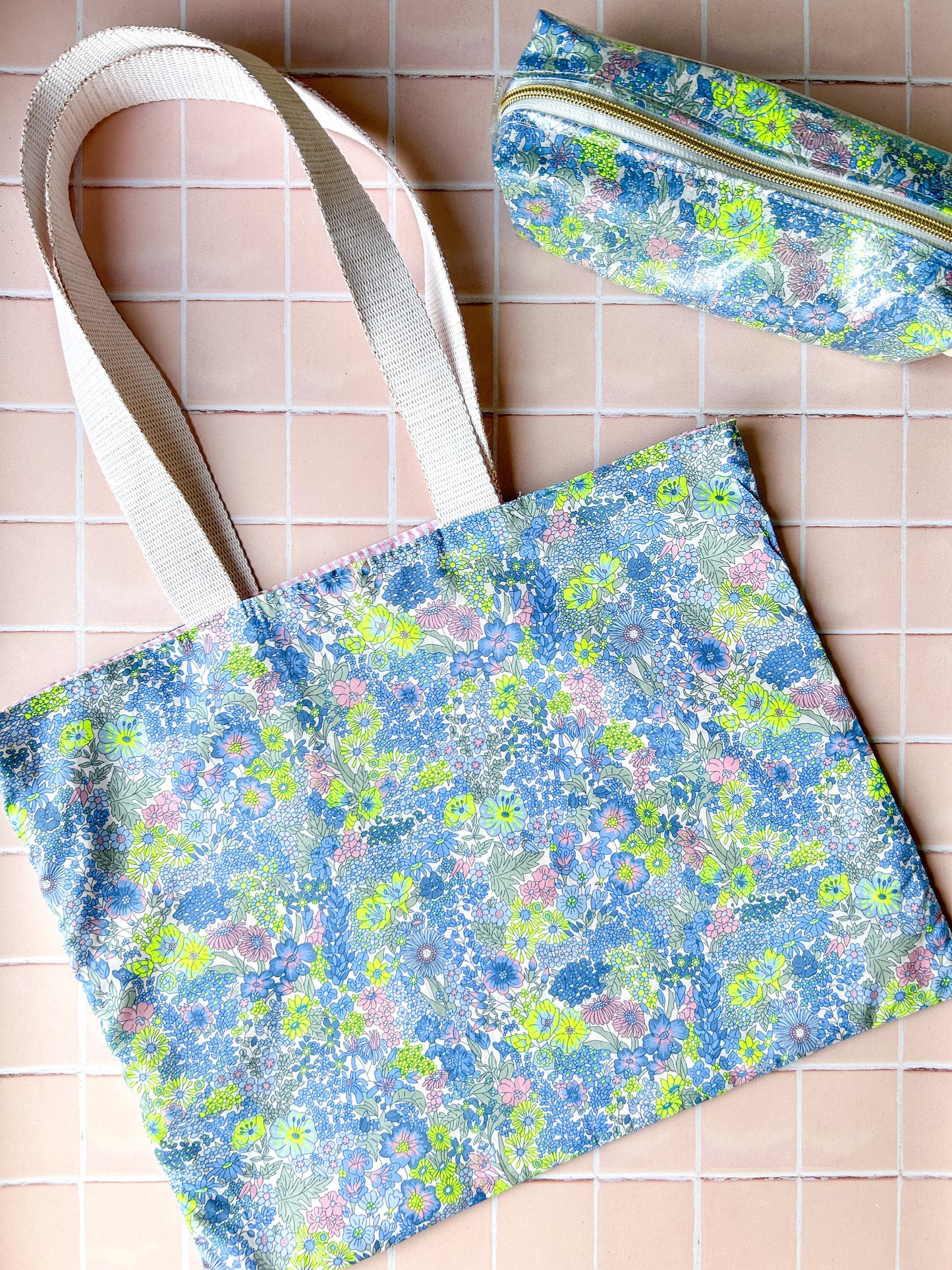 Tote bag Liberty/fleuri