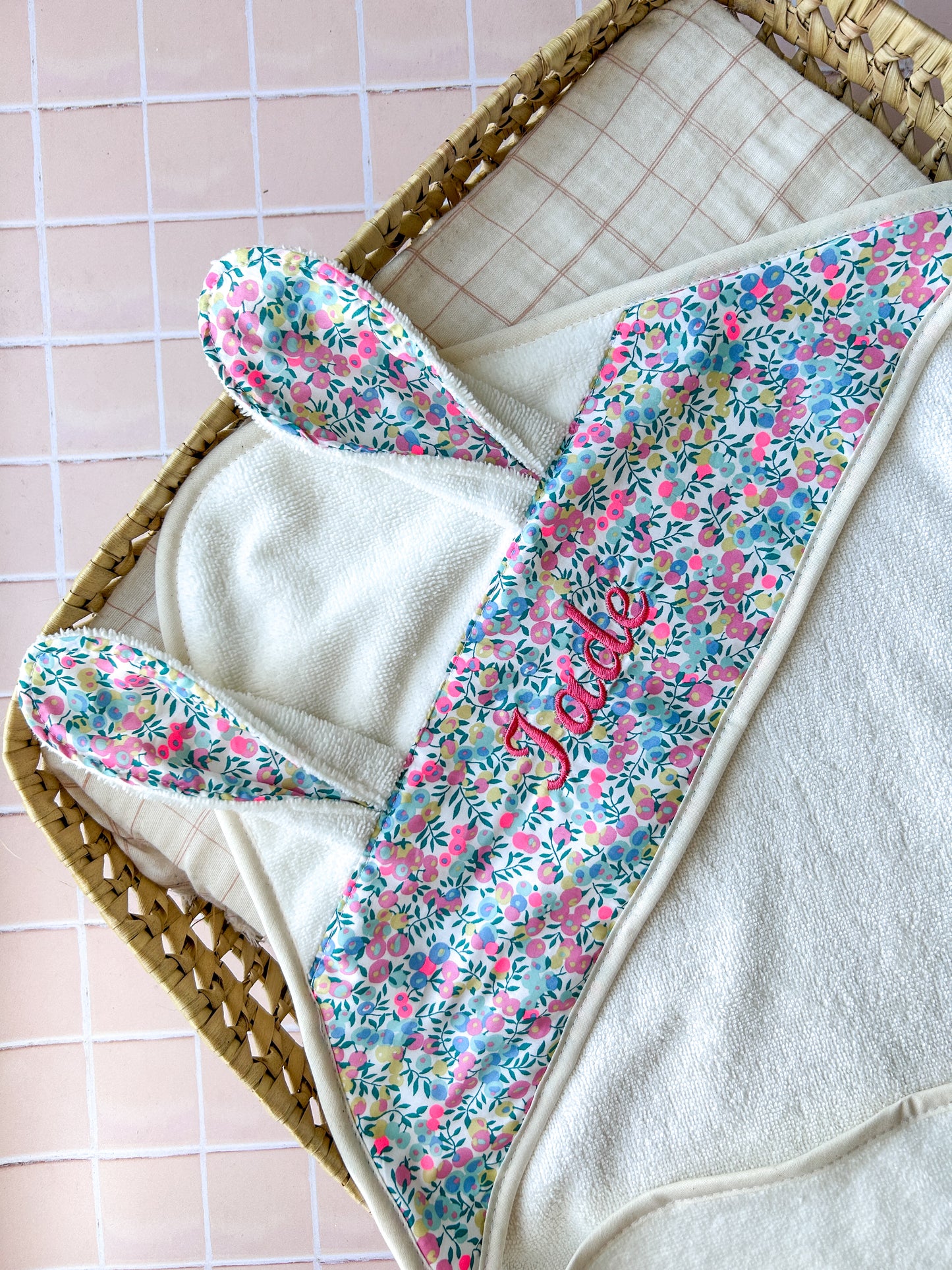 Cape de bain bébé