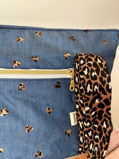 Sac cabas léopard