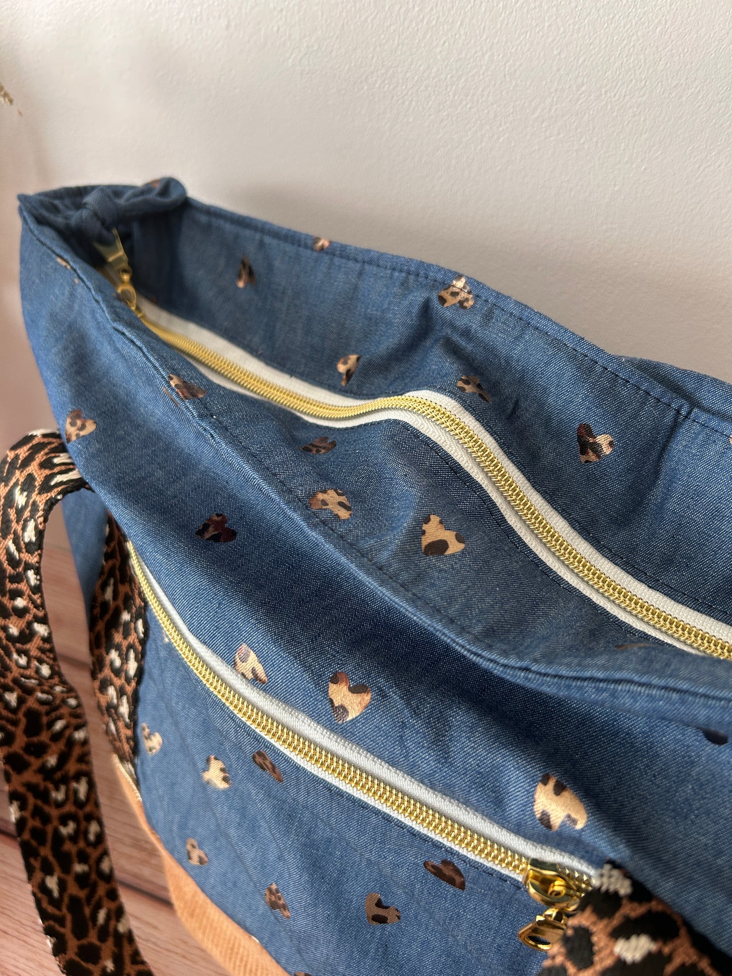 Sac cabas léopard