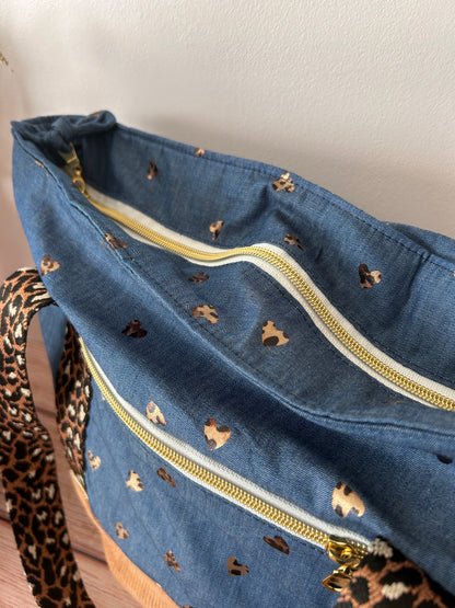 Sac cabas léopard