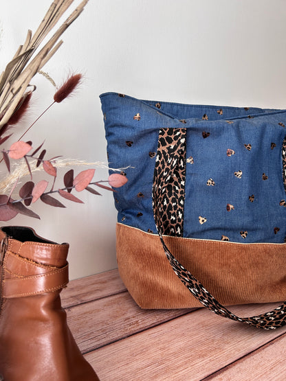 Sac cabas léopard