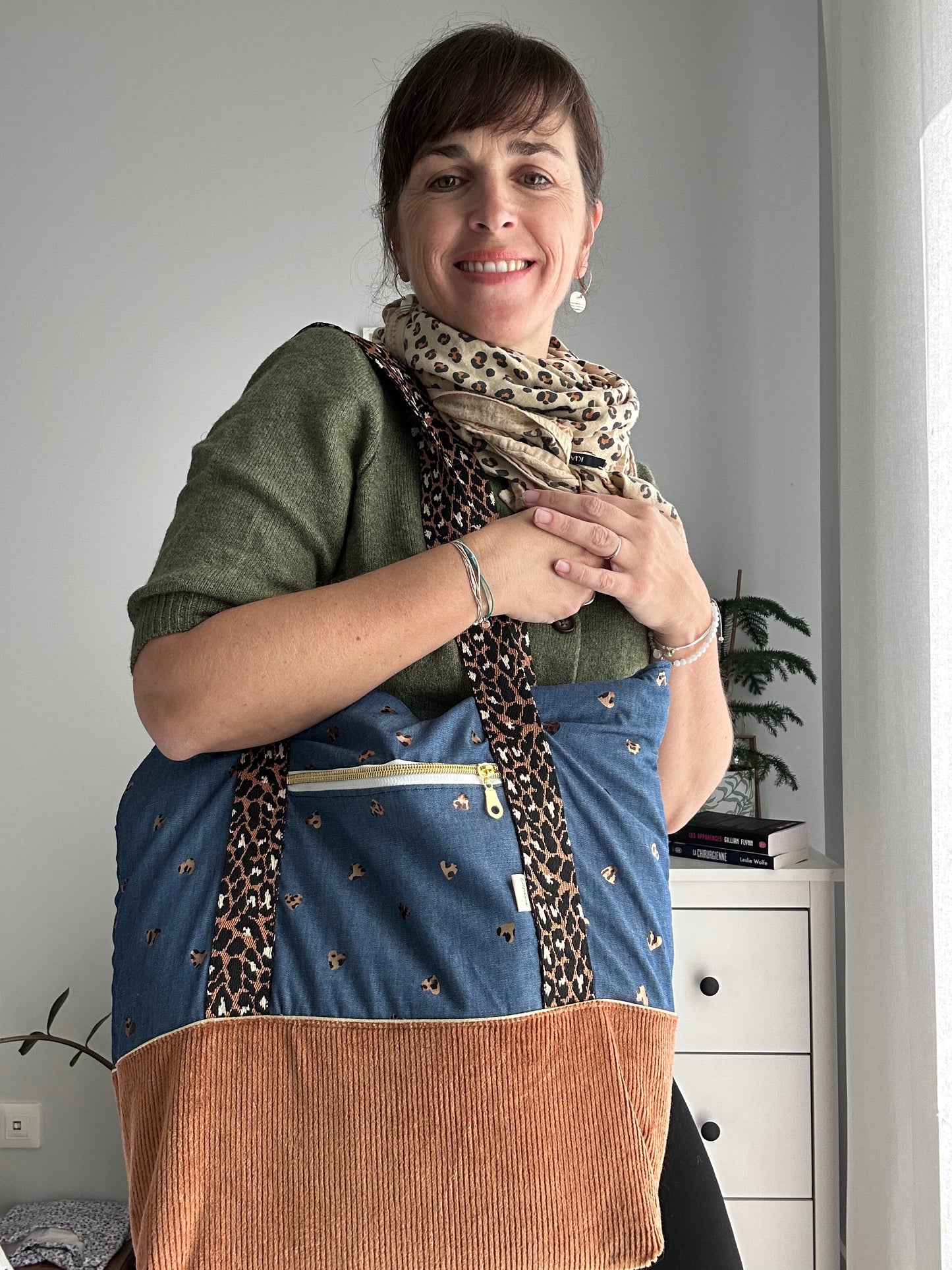 Sac cabas léopard