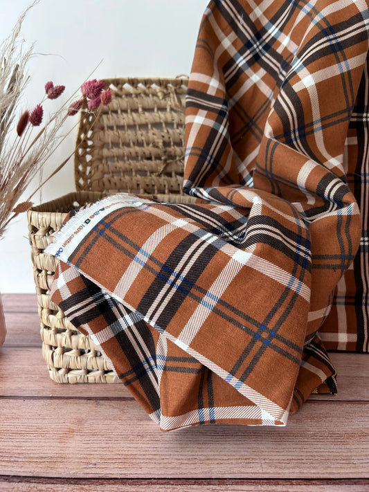 Tissu flanelle tartan Emilia Fabrics