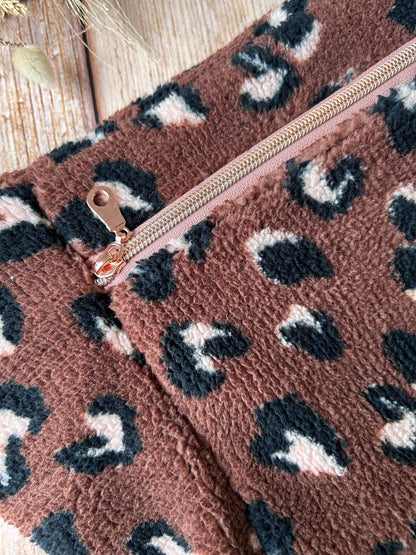 Sac banane moumoute léopard