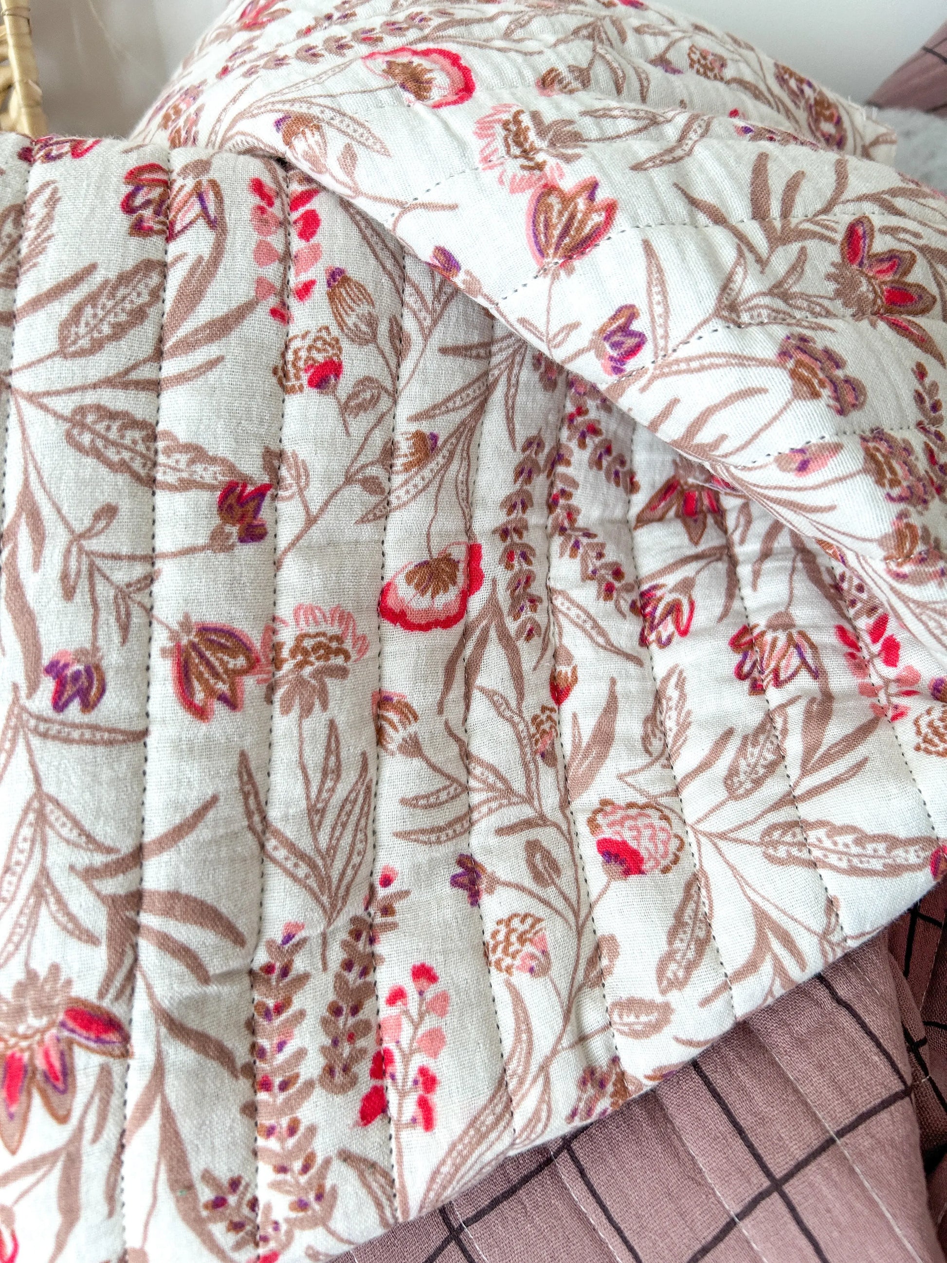 Double gaze matelassée Jaya Emilia Fabrics