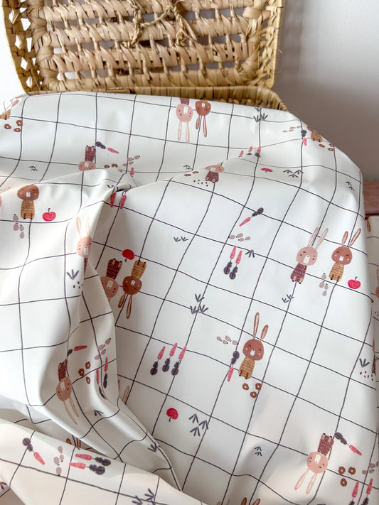 Tissu imperméable imprimé Lapins Emilia Fabrics
