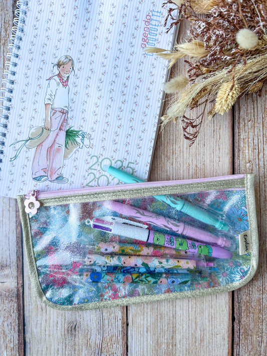 Trousse paillettes Liberty Emilia Maison créative