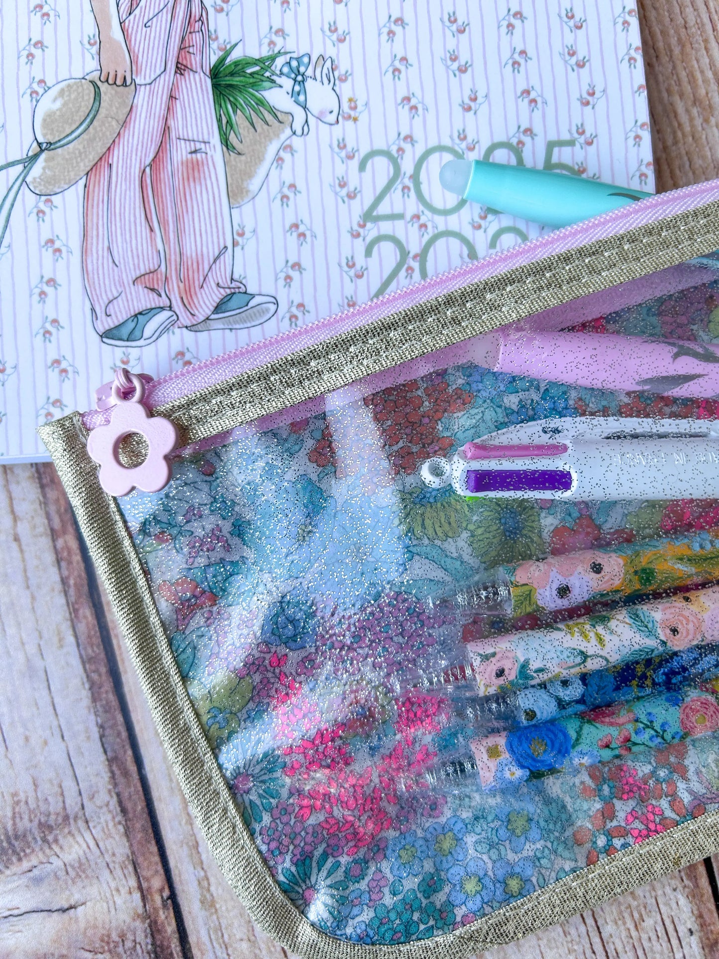 Trousse paillettes Liberty Emilia Maison créative