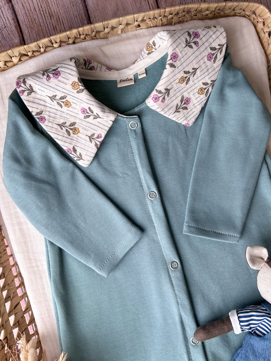 Combinaison bébé en molleton Emilia Maison créative