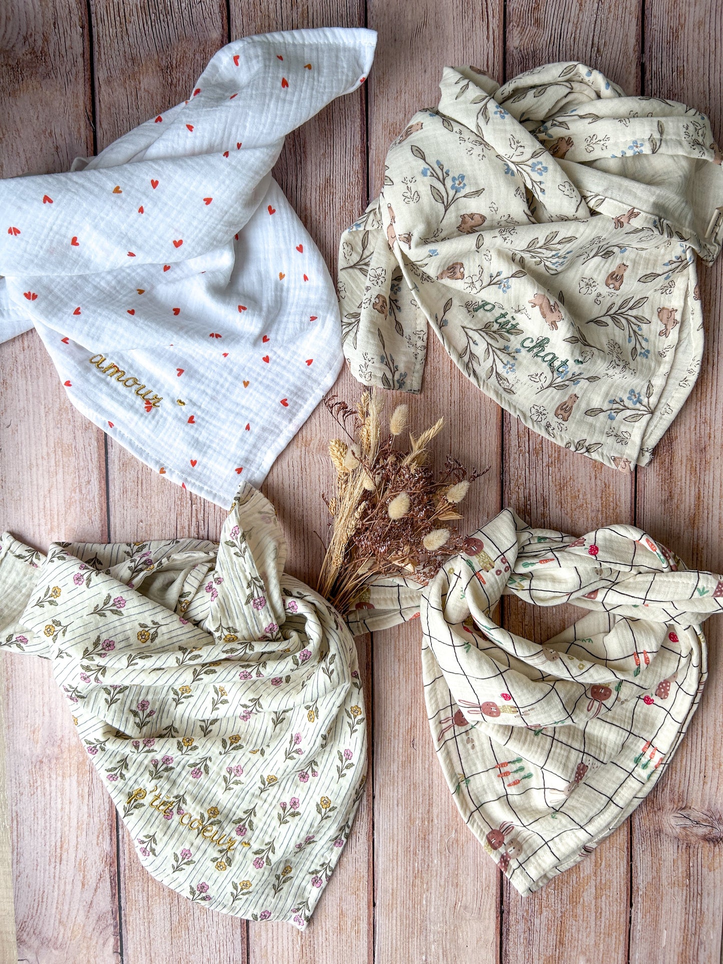 Lange Mini & Maxi – Gaze de coton Emilia Maison créative