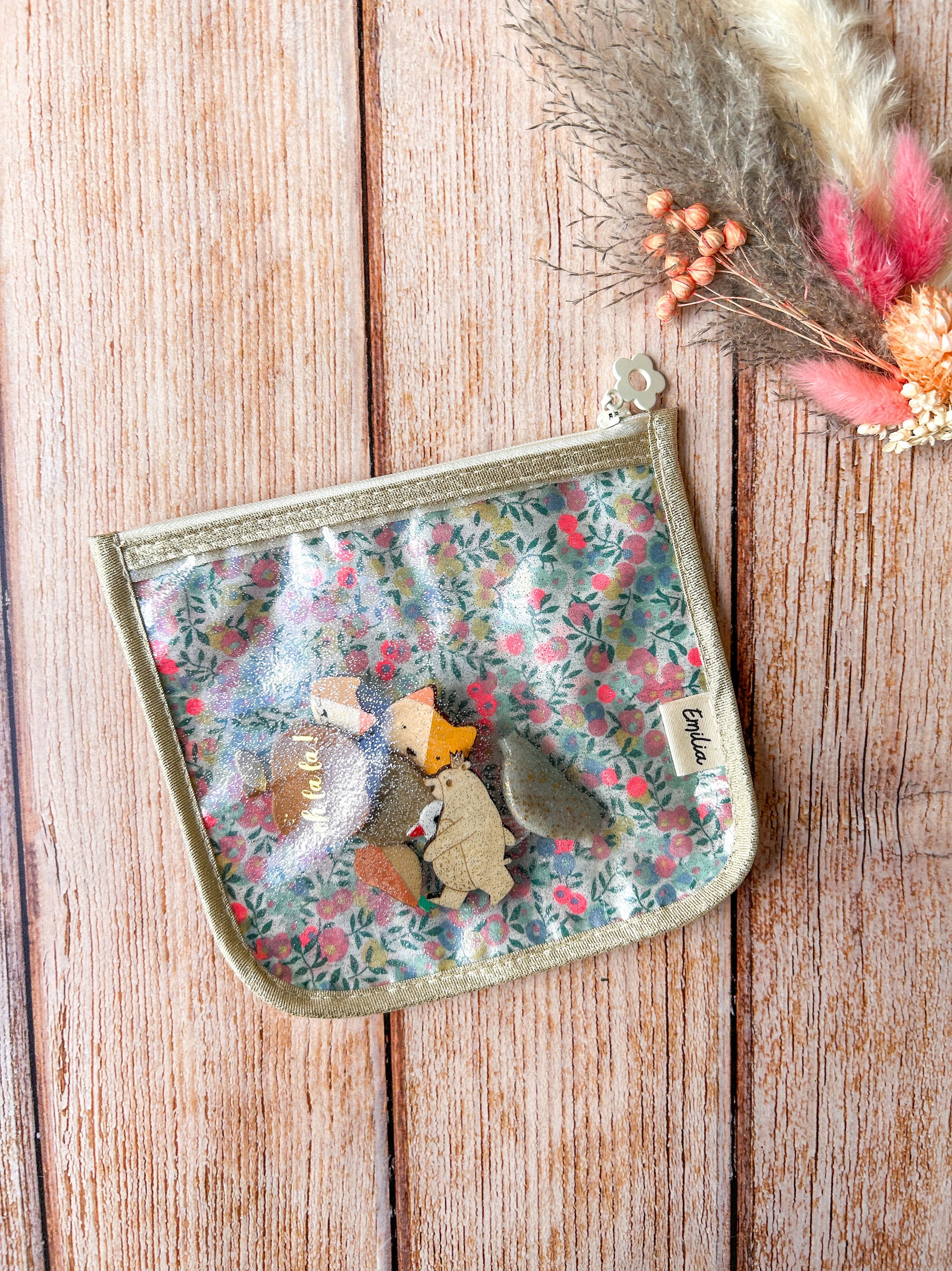 Pochette imperméable Liberty Emilia Maison créative