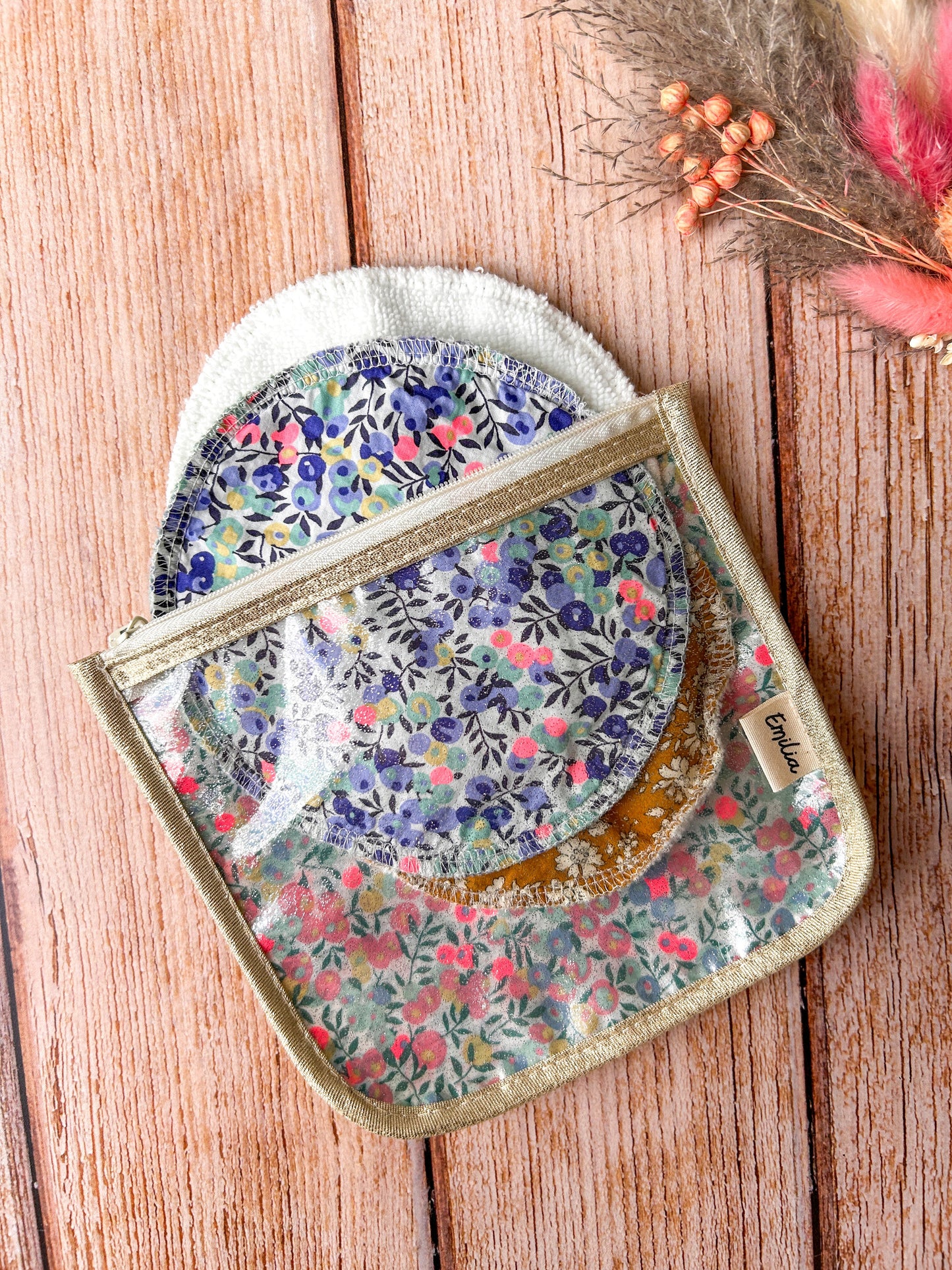 Pochette imperméable Liberty Emilia Maison créative