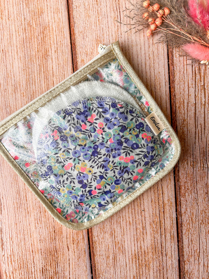 Pochette imperméable Liberty Emilia Maison créative