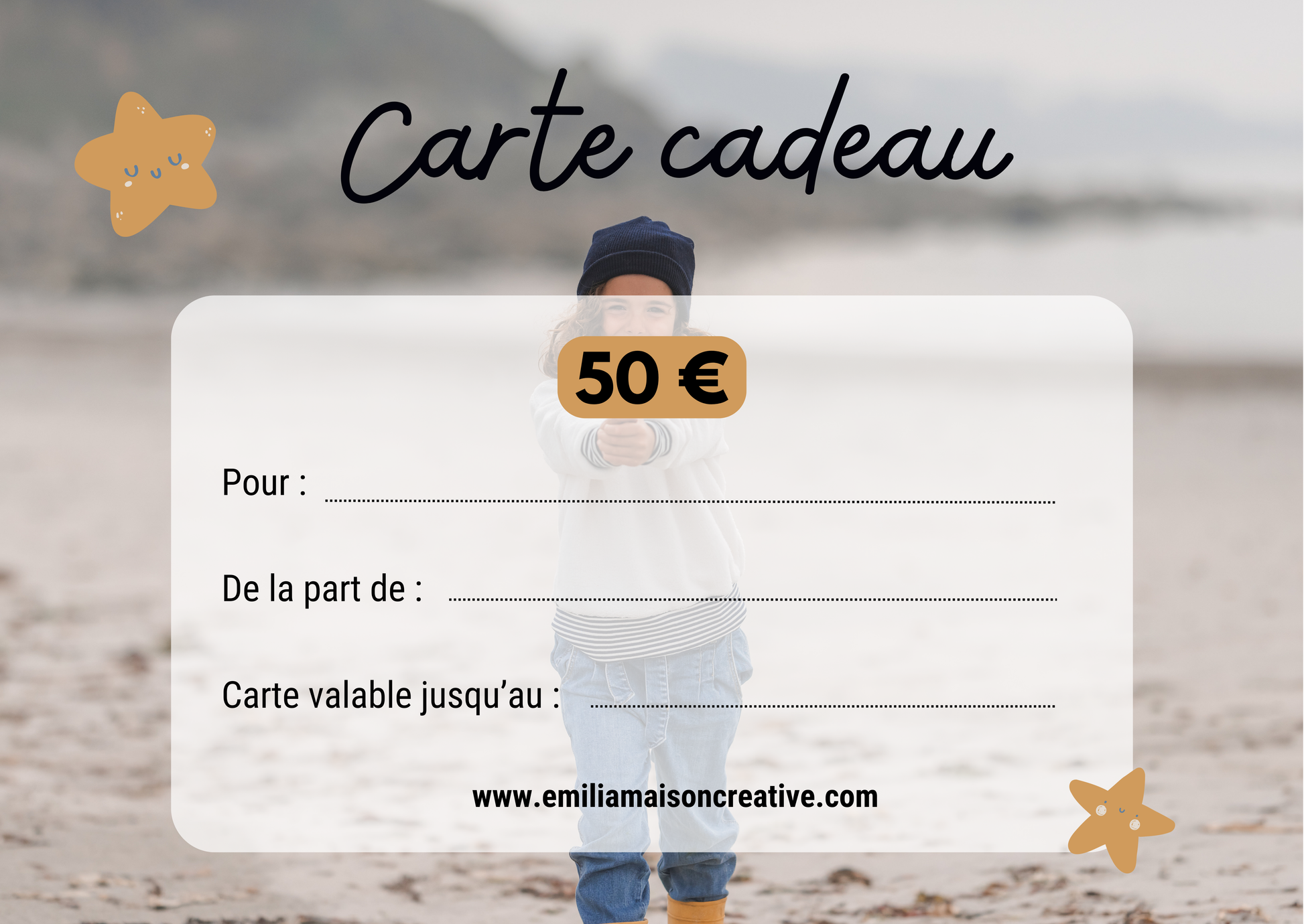 Carte cadeau Emilia Maison créative Emilia Maison créative