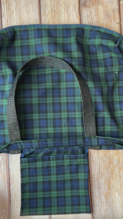 Tote bag tartan